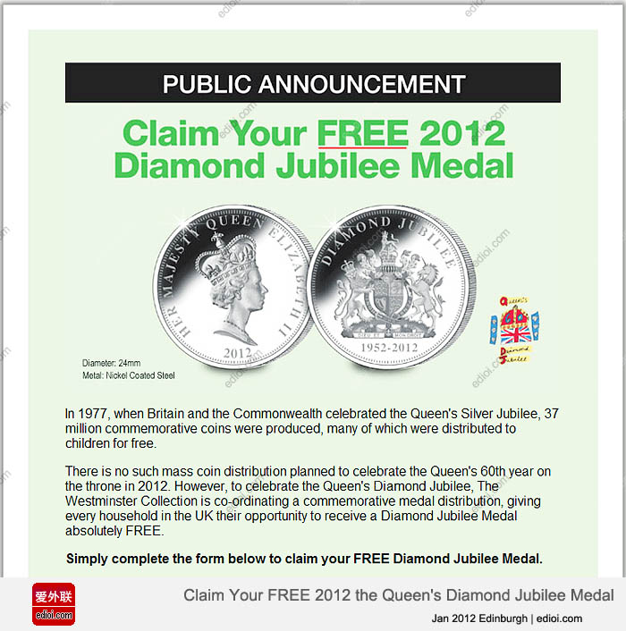 Claim Your FREE 2012 the Queen\'s Diamond Jubilee Medal.jpg