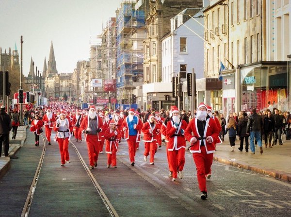 santa run